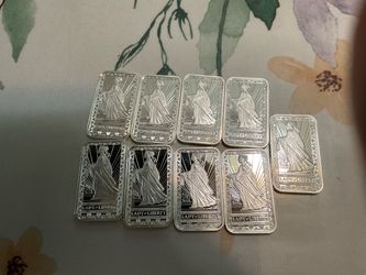 PAMP 1 oz SILVER bars(p48)