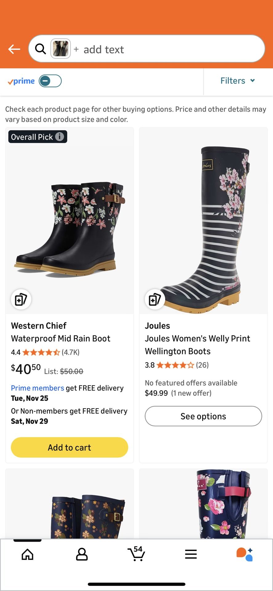 Water Proof Mid Rain Boot