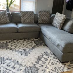 Grey Sectional Couch 