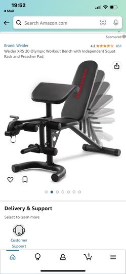 Olympic Workout Bench + Rack