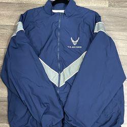 Official US Air Force Windbreaker Coat-Lined-Size L