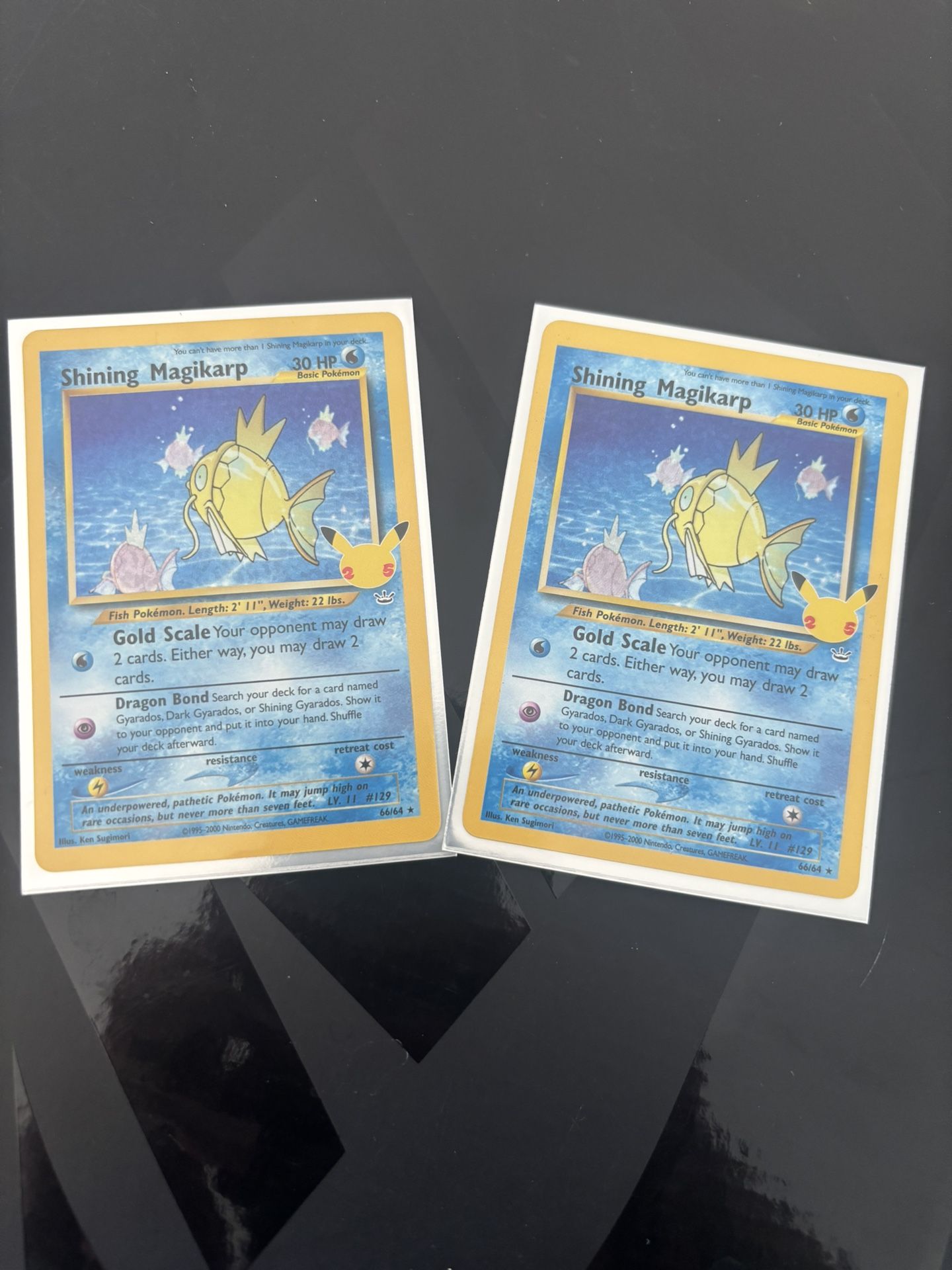 Pokémon Shining Magikarp 25th Anniversary 