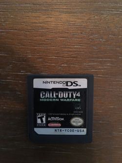 Nintendo ds call of duty 4 modern warfare
