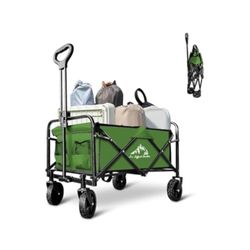 SAILARY Collapsible Foldable Wagon, Green