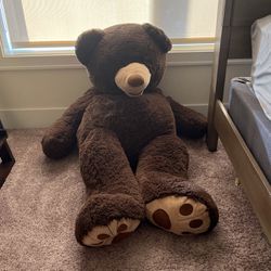 Giant Costco Stuffed Teddy Bear