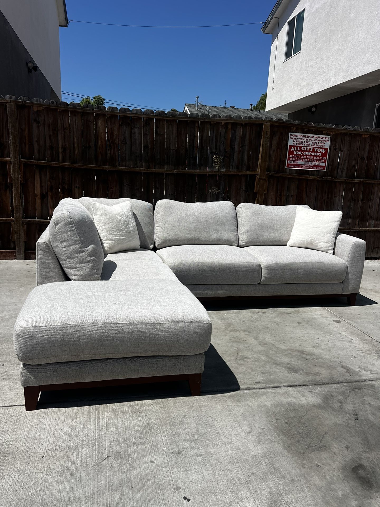 Grey/Cobblestone Amherst Sofa Sectional 