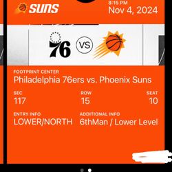 Suns Vs 76ers 