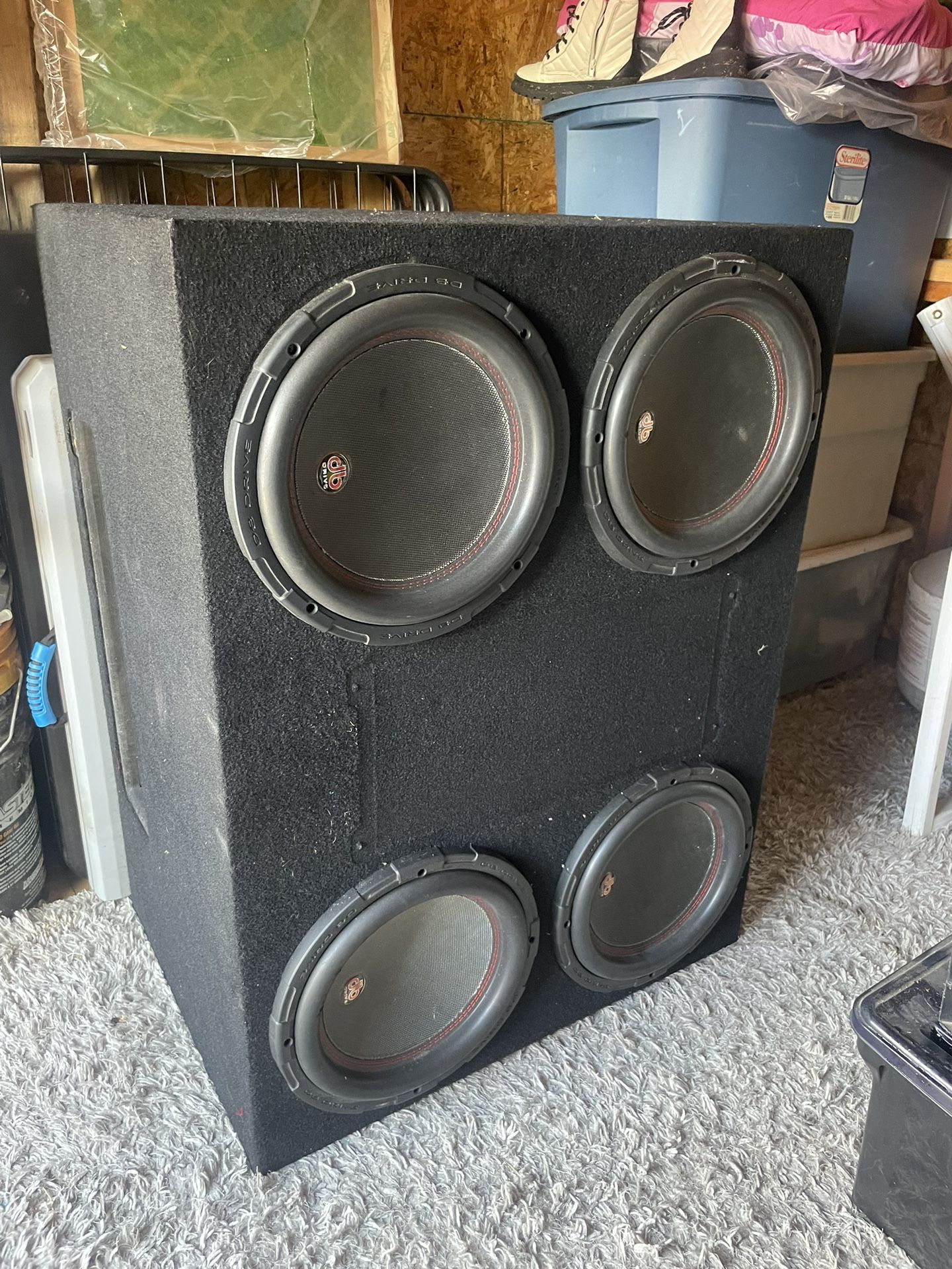 4. 12” dbd Platinum Series 1750 Watts Each