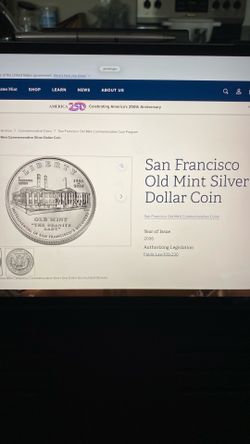 2006 US Mint San Francisco silver dollar