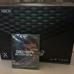 XBOX series X & COD Black Ops 6 (Bundle)