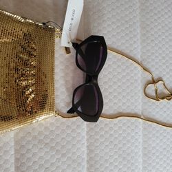 Gold Purse. Small. Gold Mesh. Mini Crossbody. Whiting And Davis.