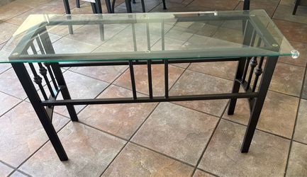 Multifunctional glass top Table