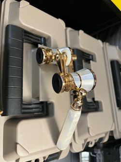 Vintage TASCO 3X Mother of Pearl Opera Glasses – Made in Japan + Case