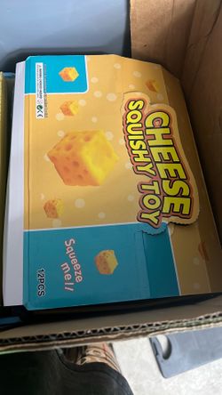 Squishy toy cheese