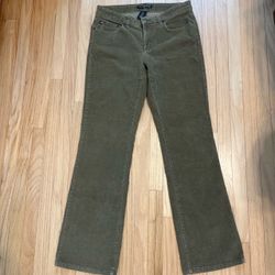 Vintage Polo Jeans Co. Ralph Lauren Green Corduroy Pants Women's Size 8
