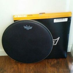 Remo Black Suede Emperor 16"