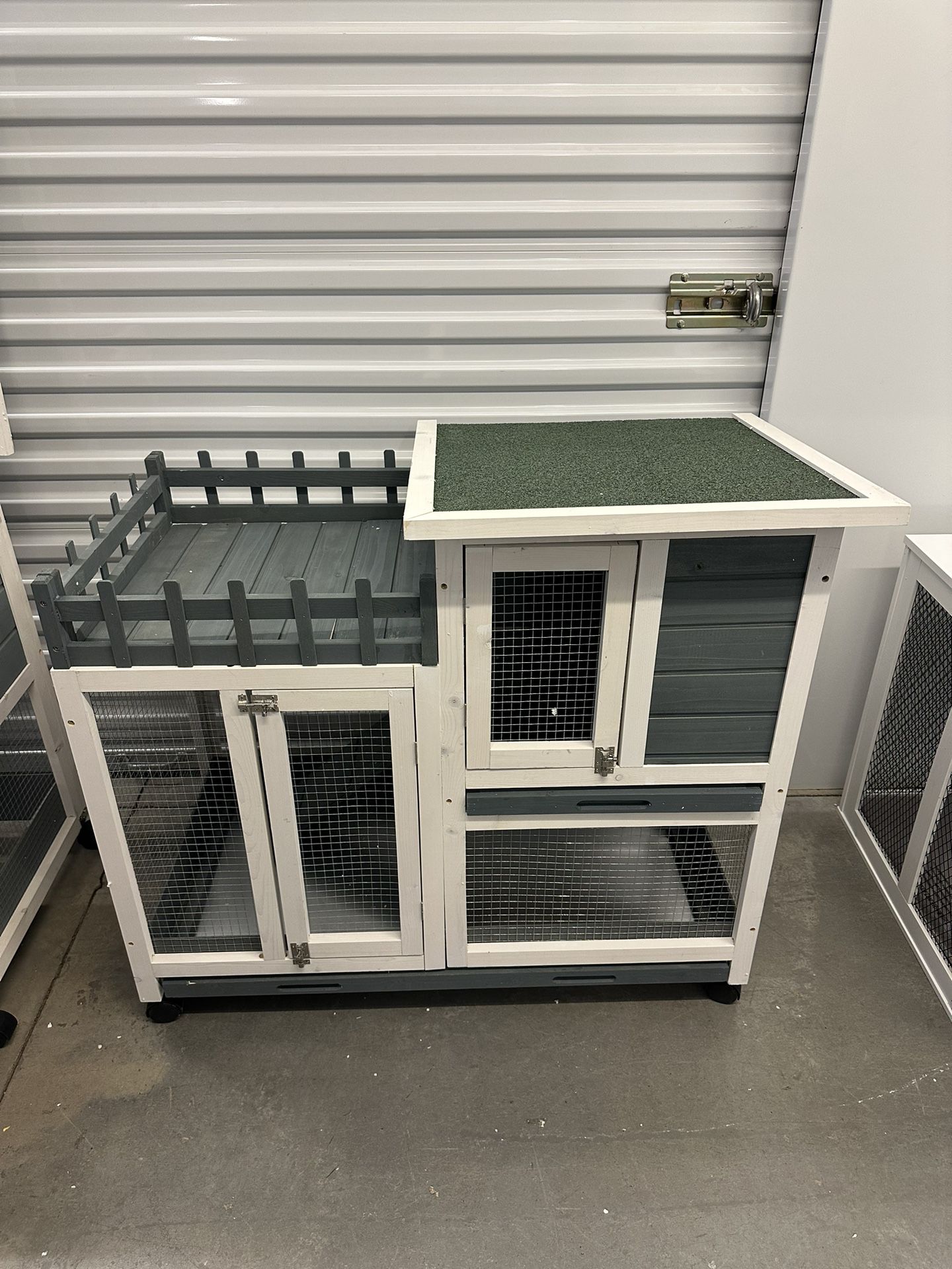Pet Cage With Wheels, New