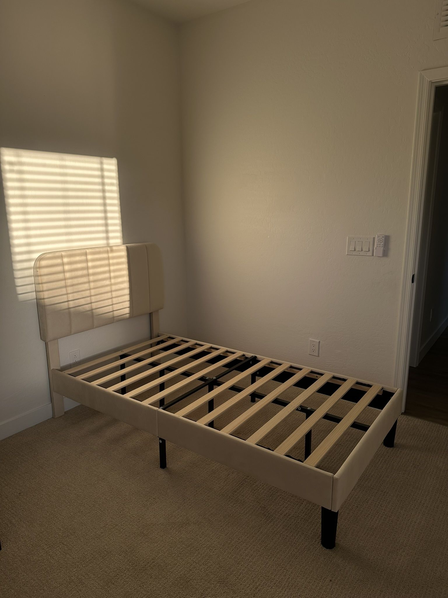 Twin Bed Frame + Headboard