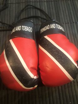 Trinidad & Tobago Mini Decorative Boxing Gloves