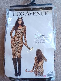 Halloween Cougar Costume Size S/M, P/M