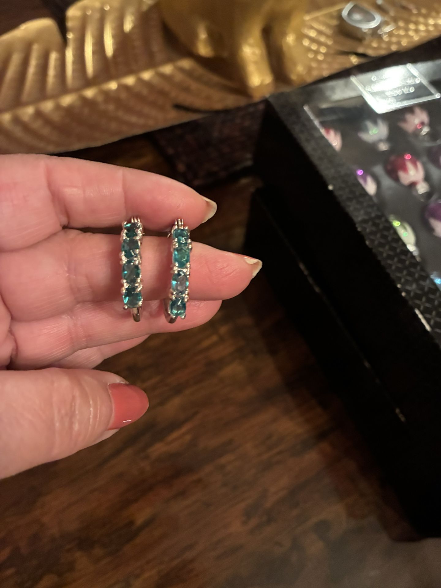 Aquamarine Ear Rings