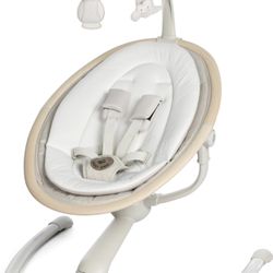 Maxi-Cosi Cassia Baby Swings for Infants: Smart Portable Baby Swing with Music, Lightweight & Foldable Baby Swing, 360 Rotation Infant Swing, Classic 