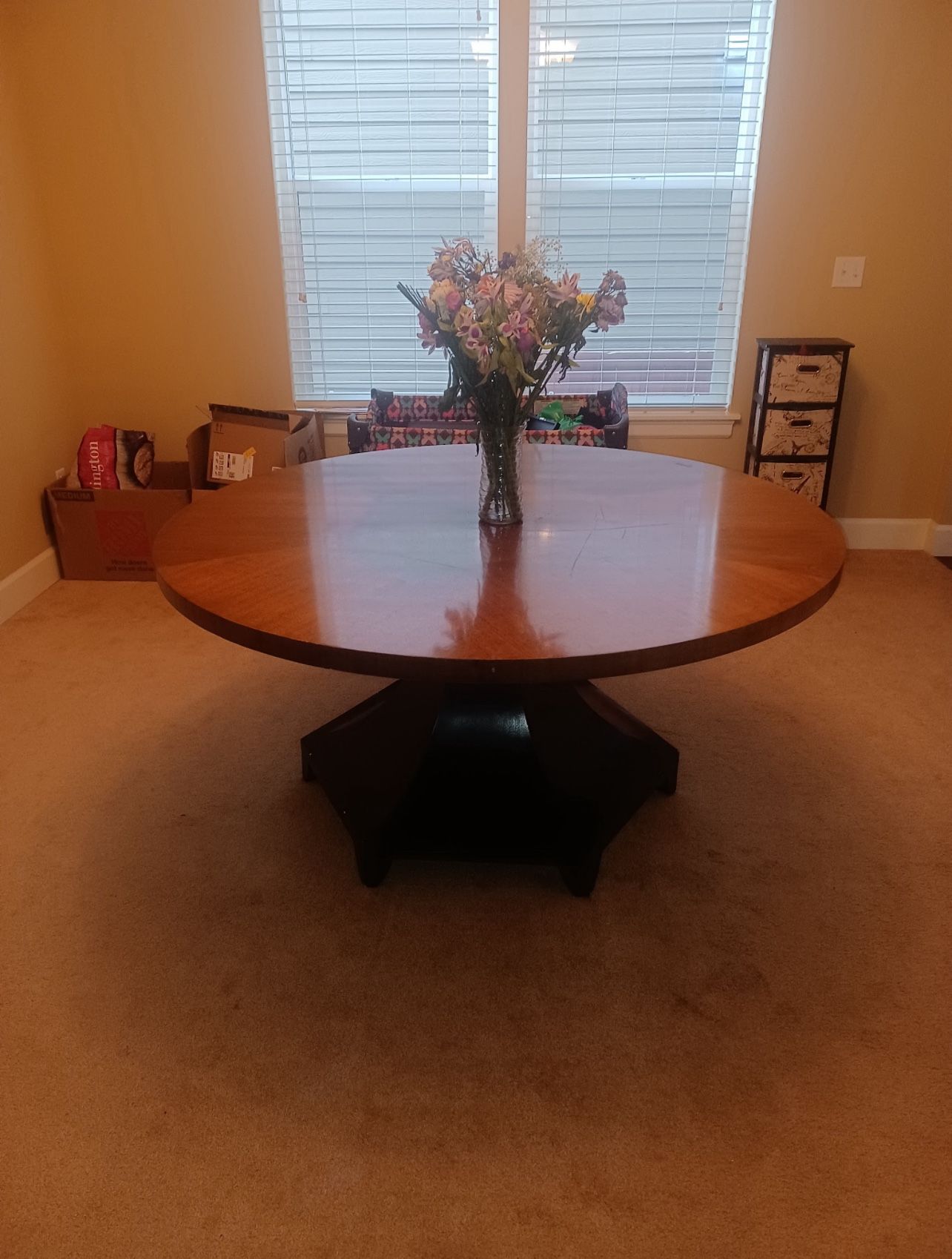 Free! Dining room table and four chairs real wood