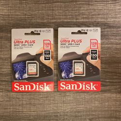 Sandisk Ultra Plus Sdxc Uhs-I Card 128 Gb /130 Speed $20 Each Firm C My Page More Sandisk Products 