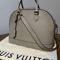 Louis Vuitton Sable Taurillon Leather Alma PM Color Galet