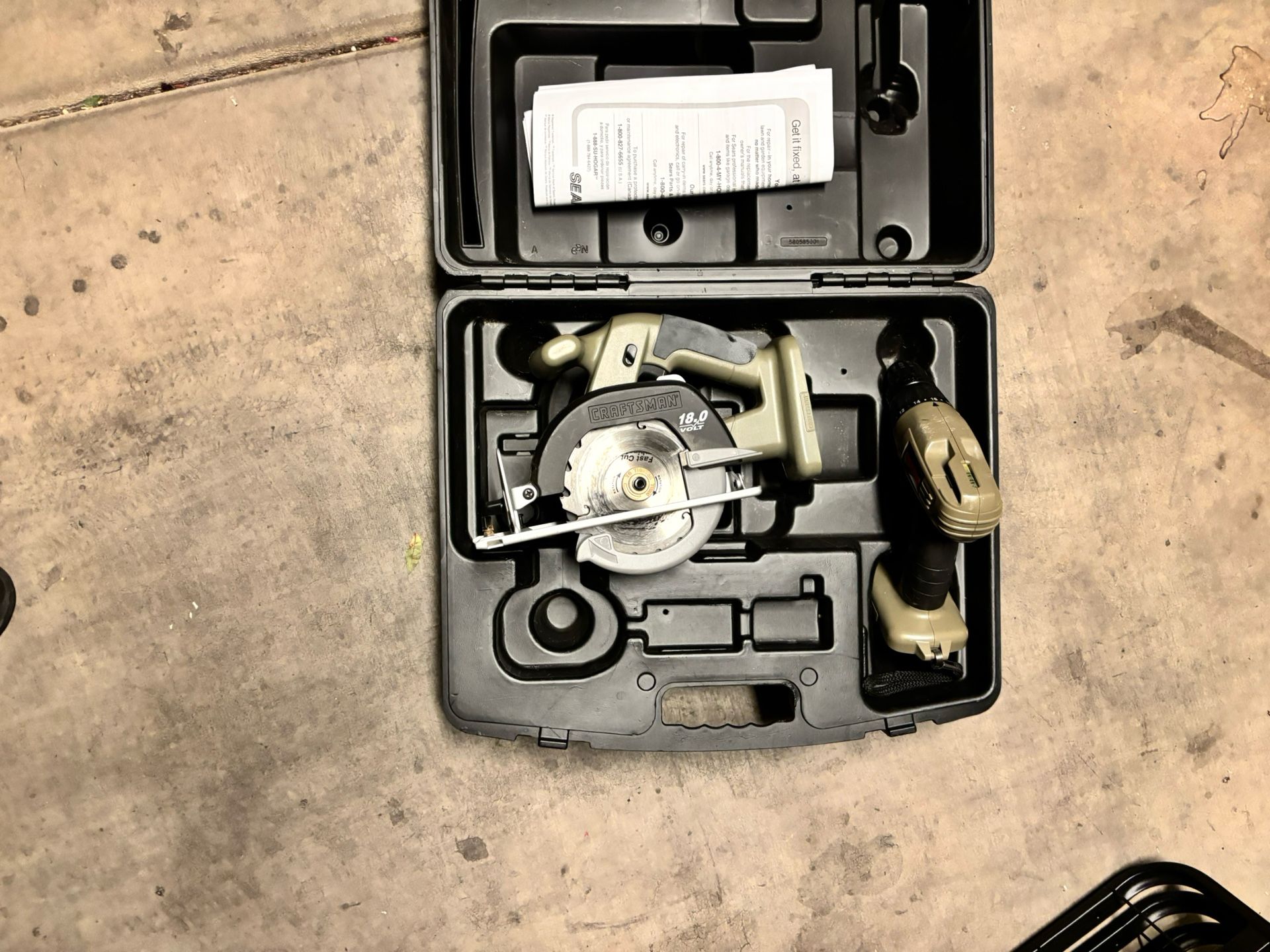 Craftsman Cordless Drill And Saw