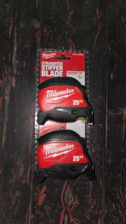 2 New Milwaukee 25ft Magnetic Tape Measures