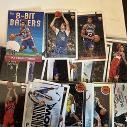 120+ Card Lot 2025 Topps NBA RC, Inserts, Topps Parallel, Sand Glitter