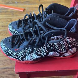 Nike Foamposite One Albino Snakeskin 