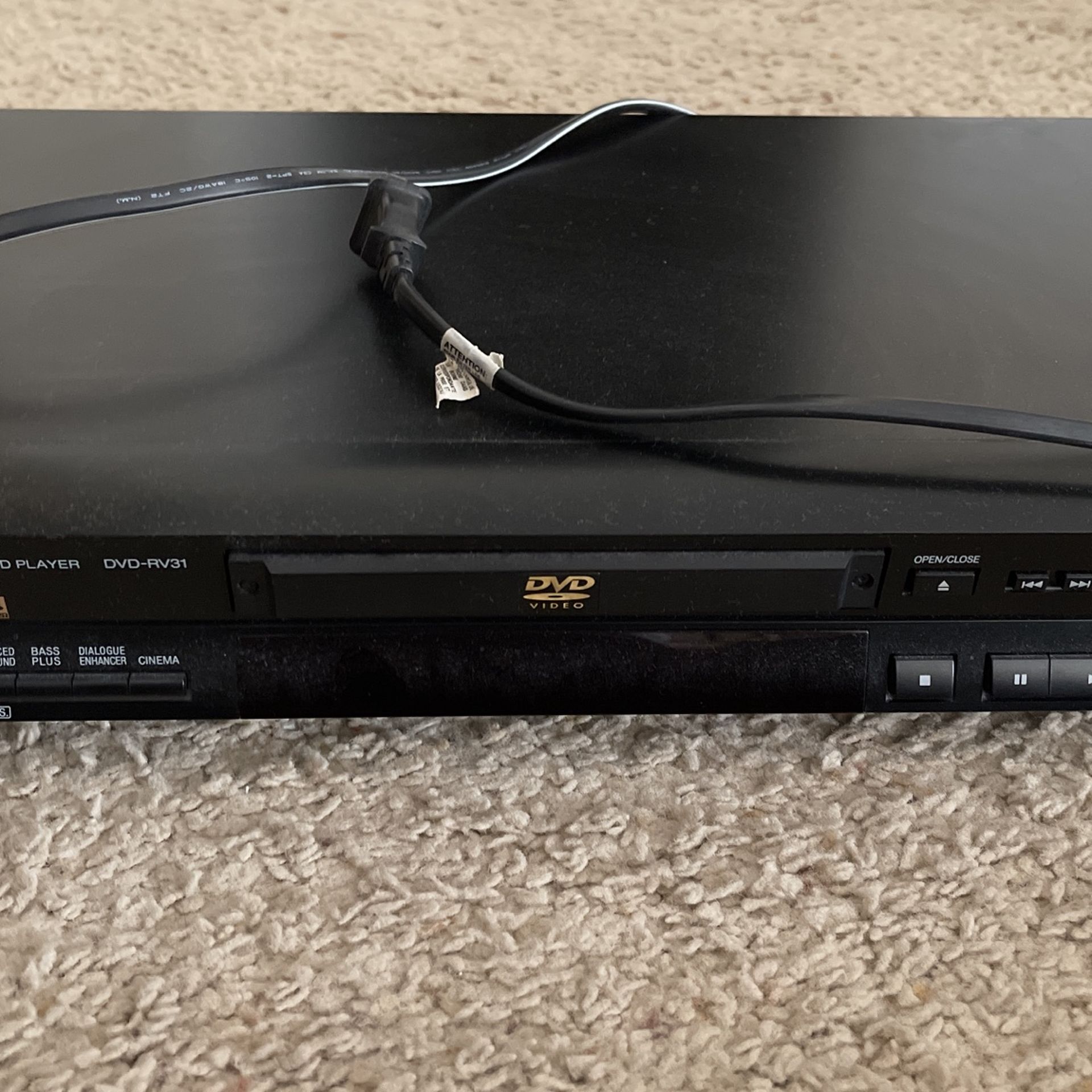 Panasonic DVD/video CD/ CD player