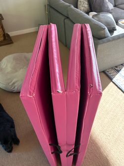 Pink Folding Gymnastics Tumbling Mat
