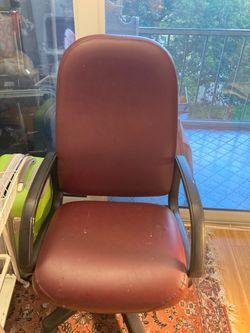 Leather Computer Chair for $25