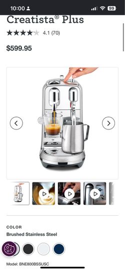 Nespresso Creatista® Plus