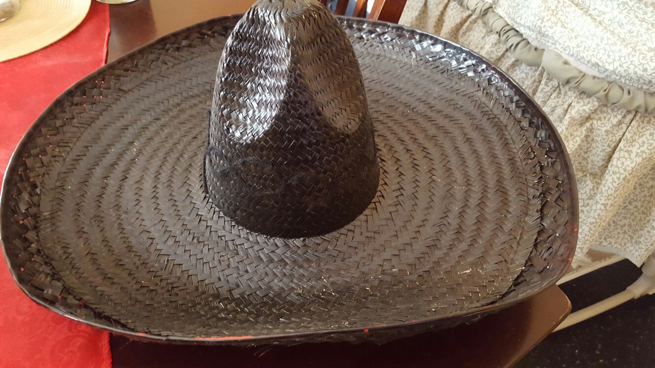 Day of the dead hat for halloween.