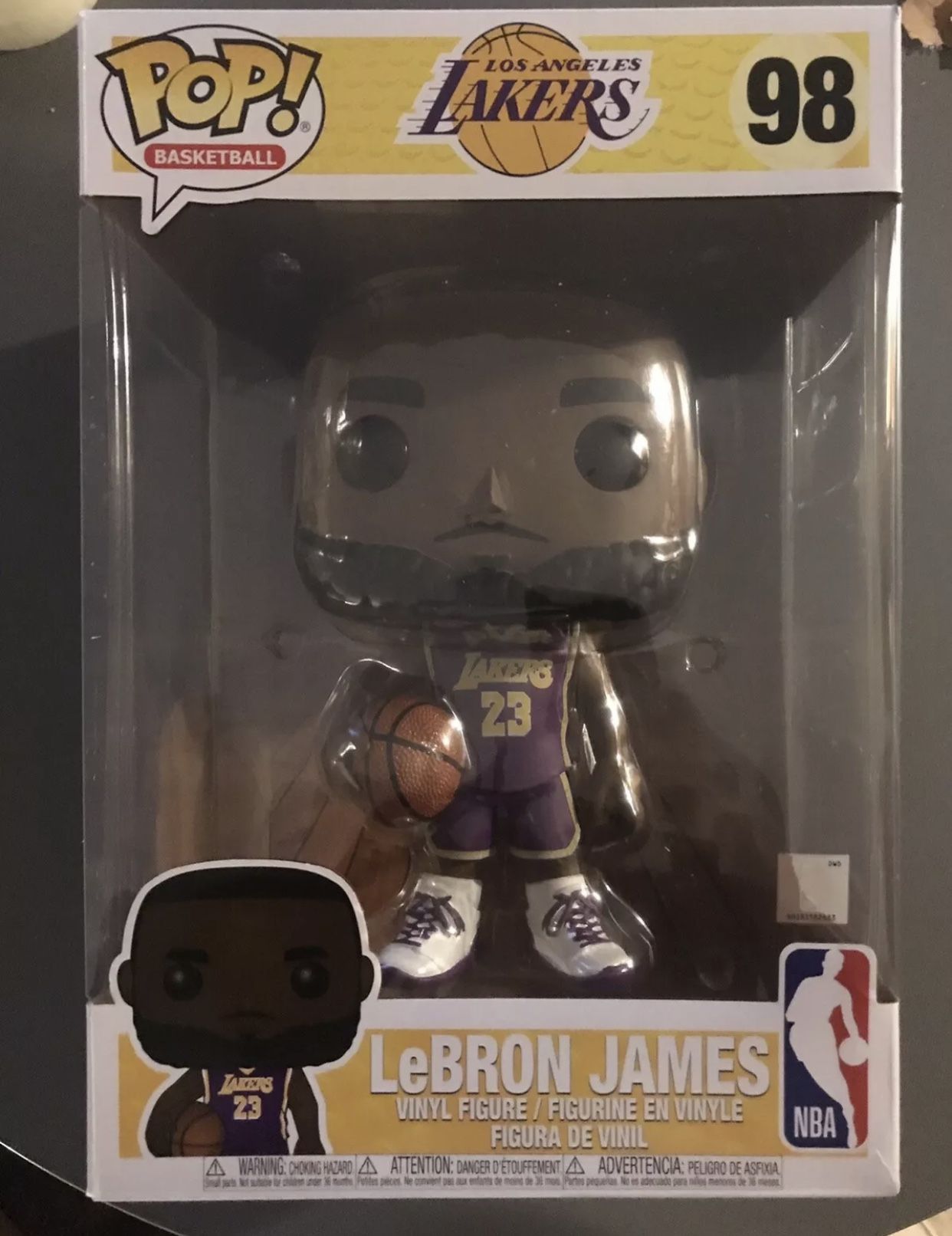 Funko Pop NBA Lebron James 98 La Lakers 10” Inch Purple Jersey ... Funko Pop NBA Lebron James 98 La Lakers 10” Inch Purple Jersey ...
