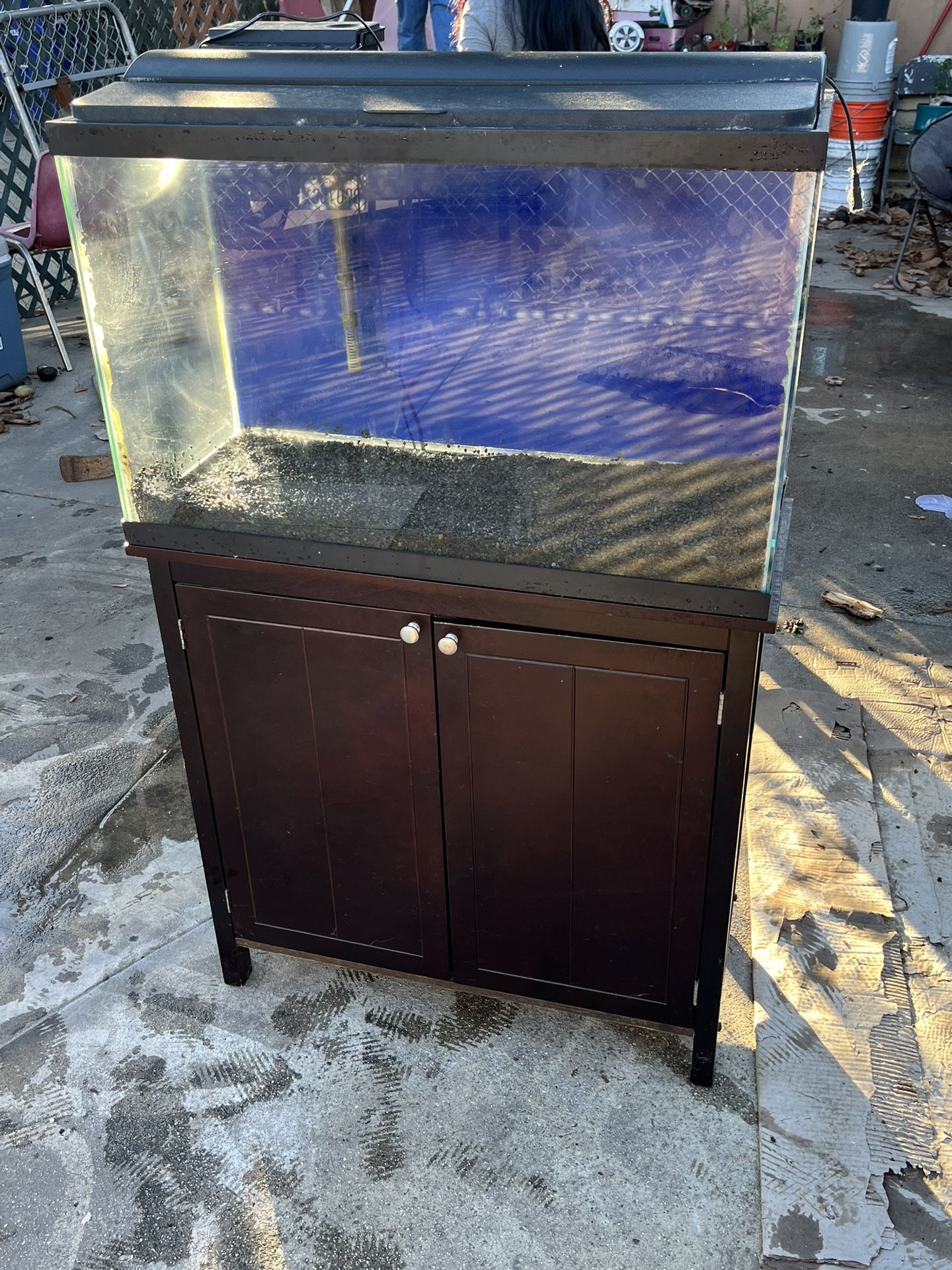 Fish Tank With Stand, Light And Filter