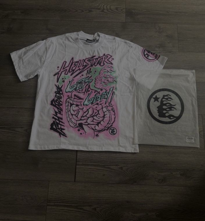Hellstar No Guts No Glory T-Shirt White