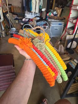 Vintage Knitted hangers