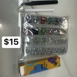 Rhinestone Kit For Nail Art