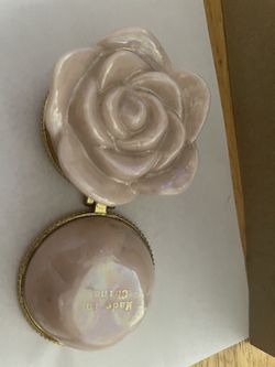 Rose. Trinket Box.$4. No Chips No Cracks. Vintage. New. Nice Gift For Anyone On Your List.