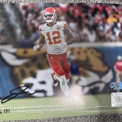 Kansas City Chiefs Jared Wiley Signed Autograph 8x10 Photo - Metabilia Coa