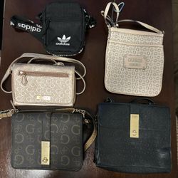 Guess and Adidas bags 