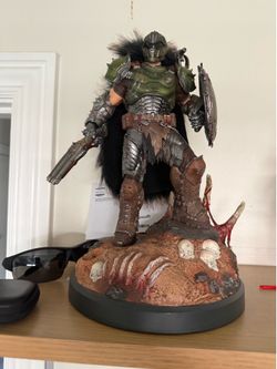 Doom statue-figure