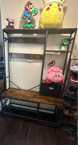 Shoe rack/ coat hanger