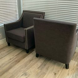 Two Matching Accent Chairs