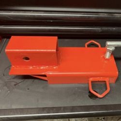 Forklift fork trailer receiver